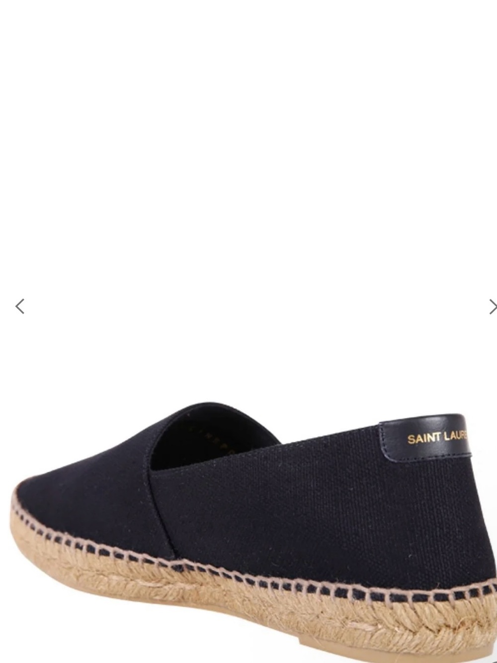 Saint Laurent Black Espadrilles